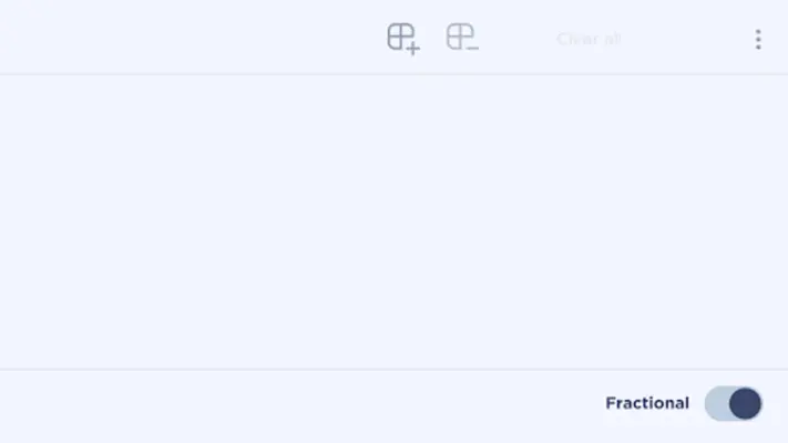 Fractional calculator android App screenshot 13