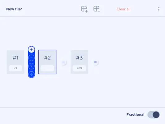 Fractional calculator android App screenshot 5